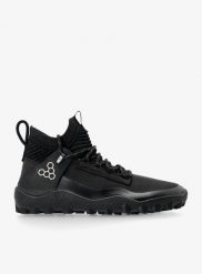 Buty turystyczne damskie Vivobarefoot Magna Lite WR SG. Czarne buty trekkingowe VIVOBAREFOOT, bez wzorów, z gumy, przed kolano, bez zapięcia, trekkingowe. Za 743.59 zł.
