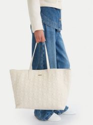 MEXX Torebka CEO-MEXX-L-014-09 Beżowy. Brązowe shopper bag Mexx, bez wzorów, z materiału, bez dodatków. Za 249.99 zł.