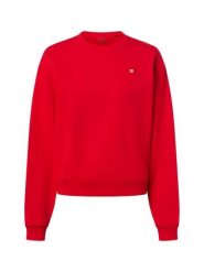 HUGO Bluza - Deroxina Kobiety Bawełna czerwony, XS. Czerwone bluzy Hugo, xs, z aplikacjami, z bawełny, bez ramiączek, bez kaptura. Za 549.95 zł.