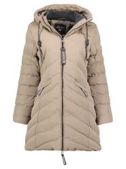 Geographical Norway Parka "Clarisal" w kolorze szarobrązowym rozmiar: XXL. Brązowe płaszcze Geographical Norway, xxl, bez wzorów, bez kaptura. Za 246.53 zł.