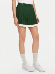 Lacoste Spódnica tenisowa JF8576 Zielony Regular Fit. Zielone spodnie sportowe Lacoste, bez wzorów, z syntetyku, tenisowe. Za 439.99 zł.