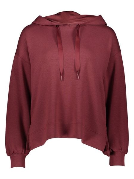 Vero Moda Bluza w kolorze bordowym rozmiar: L. Czerwone bluzy Vero Moda, l, bez wzorów, bez ramiączek, z kapturem. Za 91.77 zł.