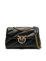 Pinko Torebka Love Classic Puff Cl AI 23-24 PLTT 100038 A0F2 Czarny. Czarne kopertówki Pinko, bez wzorów, ze skóry, wizytowe, bez dodatków. Za 1,779.00 zł.