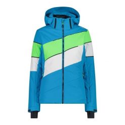 Kurtka damska narciarska CMP 32W0236. Niebieskie kurtki narciarskie CMP, na zimę, l, bez wzorów, bez kaptura, narciarskie. Za 497.95 zł.