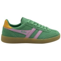 Buty damskie Gola Viper. Zielone buty sportowe lifestyle Gola, bez wzorów, eleganckie, bez zapięcia. Za 443.50 zł.