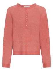 MOSS COPENHAGEN Sweter w kolorze pomarańczowo-jasnoróżowym rozmiar: XS/S. Pomarańczowe swetry Moss Copenhagen, s, bez wzorów, bez ramiączek. Za 279.95 zł.