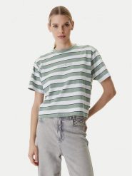 Guess Jeans T-Shirt W6RI19 K8HM0 Kolorowy Regular Fit. T-shirty Guess Jeans, s, z aplikacjami, z bawełny, bez kołnierzyka, bez ramiączek. Za 199.99 zł.