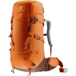 Plecak trekkingowy damski Deuter Aircontact Core 45+10 SL - chestnut/umbra. Brązowe plecaki Deuter, bez wzorów, bez dodatków. Za 907.99 zł.