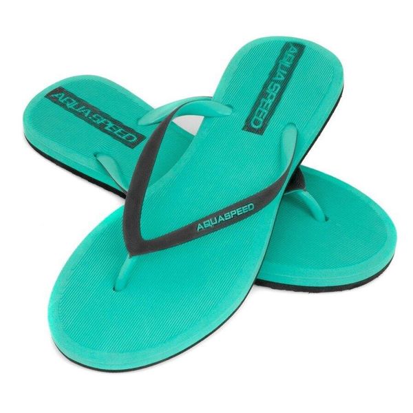 Japonki basenowe damskie Aqua Speed Genoa. Czarne japonki Aqua-Speed, bez wzorów, sportowe. Za 31.90 zł.