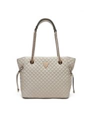 Guess Torebka HWEQG9 54122 Écru. Torebki klasyczne Guess, z aplikacjami, ze skóry, bez dodatków. Za 379.99 zł.