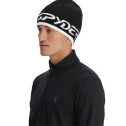Czapka zimowa Spyder Logo. Czerwone czapki zimowe Spyder, bez wzorów, sportowe. Za 169.99 zł.