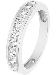 Wishlist Srebrny pierścionek z cyrkoniami rozmiar: 50. Szare pierścionki Wishlist, z cyrkonią, srebrne. Za 69.91 zł.