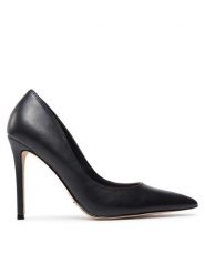 Steve Madden Szpilki Evelyn-E Pump SM19000078 SM19000078-017 Czarny. Czarne szpilki Steve Madden, bez wzorów, ze skóry, bez obcasa, na szpilce, bez zapięcia. Za 419.99 zł.