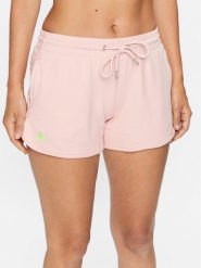 Kappa Szorty sportowe 313037 Koralowy Regular Fit. Pomarańczowe szorty sportowe Kappa, bez wzorów, z bawełny. Za 69.99 zł.