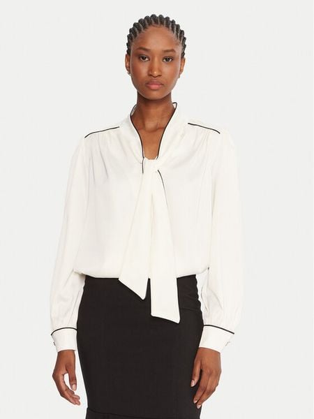 Rinascimento Koszula CFC0125148003 Biały Regular Fit. Białe koszule Rinascimento, l, bez wzorów, z syntetyku, bez kołnierzyka, bez ramiączek. Za 269.99 zł.