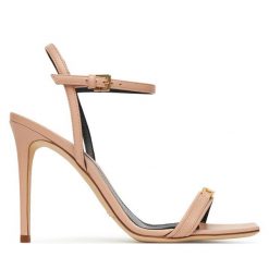 Sandały Elisabetta Franchi. Czerwone sandały Elisabetta Franchi, bez wzorów, bez obcasa, na szpilce, bez zapięcia. Za 1,429.00 zł.