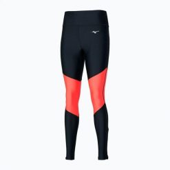 Legginsy do biegania damskie Mizuno Impulse Core Long. Czarne legginsy Mizuno, bez wzorów, z elastanu, długie. Za 129.99 zł.