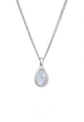 Elli PREMIUM Damski elegancki wisiorek kropla z kamieniem księżycowym ze srebra próby 925 Sterling Silver Naszyjniki 1 ct. Szare naszyjniki Elli PREMIUM, z materiału, z kamieniem księżycowym, srebrne. Za 203.99 zł.