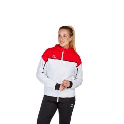Damska bluza dresowa z kapturem Erima Change. Białe bluzy Erima, bez wzorów, z dresówki, sportowe, bez ramiączek, z kapturem. W wyprzedaży za 268.50 zł.