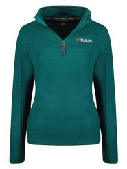 Maison Montaigne Bluza polarowa "Tumai" w kolorze ciemnozielonym rozmiar: XXL. Zielone bluzy bez kaptura Maison Montaigne, xxl, bez wzorów, z polaru, bez kaptura. Za 43.99 zł.
