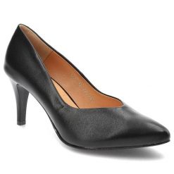 Czarne Czółenka Clasicco Eleganckie Buty Na Obcasie. Czarne czółenka Clasicco, bez wzorów, ze skóry, eleganckie, bez obcasa, na obcasie, bez zapięcia. Za 299.00 zł.