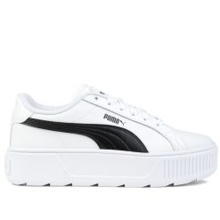 Buty sneakersy platformy sportowe Puma KARMEN L. Białe buty treningowe Fila, bez wzorów, bez zapięcia. Za 189.00 zł.