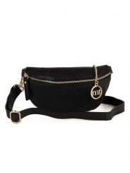 Mia Tomazzi Skórzana saszetka "Perugino" w kolorze czarnym - 23 x 13 x 2 cm rozmiar: onesize. Czarne nerki i saszetki Mia Tomazzi, bez wzorów, z materiału, sportowe, bez dodatków. Za 165.99 zł.