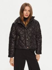 Gaudi Kurtka puchowa 421BD35013 Czarny Regular Fit. Czarne kurtki Gaudi, bez wzorów, z puchu, bez kaptura. Za 659.99 zł.