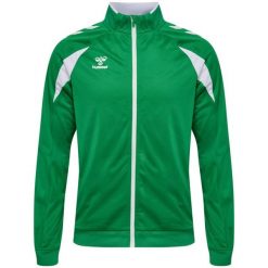 Kurtka z dresu Hummel Core 2.0. Białe kurtki Hummel, bez wzorów, z dresówki, sportowe, bez kaptura. Za 223.50 zł.