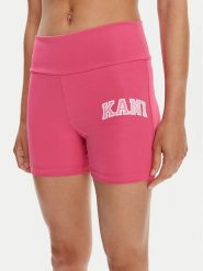 Karl Kani Szorty sportowe Small Serif 6113120 Różowy Slim Fit. Czerwone szorty sportowe Karl Kani, bez wzorów, z syntetyku. Za 129.99 zł.
