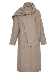 MOSS COPENHAGEN Płaszcz zimowy "Josia" w kolorze jasnobrązowym rozmiar: XS/S. Brązowe płaszcze Moss Copenhagen, na zimę, s, bez wzorów, z puchu, bez kaptura. Za 391.84 zł.