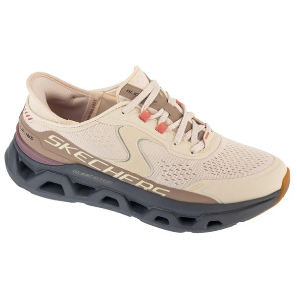 Buty sportowe Sneakersy damskie, Slip-Ins: Glide-Step Altus. Brązowe buty sportowe lifestyle Skechers, bez wzorów, sportowe, bez zapięcia. Za 449.99 zł.