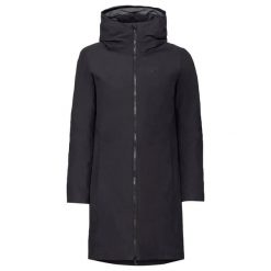Płaszcz damski 3 w 1 VAUDE Annecy III. Czarne płaszcze Vaude, na jesień, uniwersalny, bez wzorów, z puchu, eleganckie, bez kaptura. Za 2,366.60 zł.