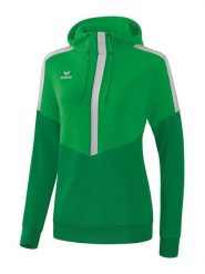 Erima Bluza "Squad" w kolorze zielonym rozmiar: 38. Zielone bluzy Erima, bez wzorów, bez ramiączek, z kapturem. Za 91.34 zł.