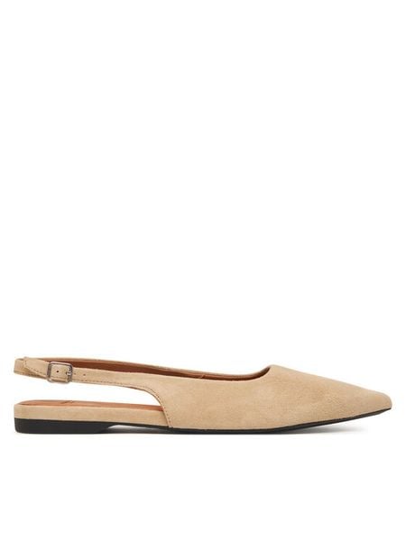 Vagabond Shoemakers Baleriny Hermine 5733-140-11 Beżowy. Brązowe baleriny Vagabond Shoemakers, bez wzorów, ze skóry, bez obcasa, bez zapięcia. Za 334.99 zł.