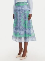 Hale Bob Spódnica midi Winslow 61LU440A Zielony Regular Fit. Zielone spódnice Hale bob, l, bez wzorów, ze lnu, midi. Za 2,559.00 zł.