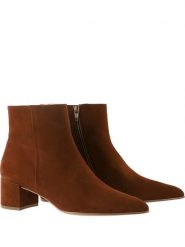 Högl Skórzane botki "Beatrice" w kolorze jasnobrązowym rozmiar: 36. Brązowe botki Högl, bez wzorów, eleganckie, bez obcasa, bez zapięcia. Za 414.95 zł.