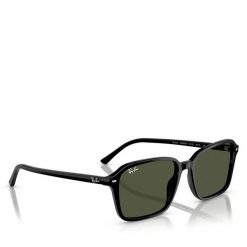 Okulary przeciwsłoneczne Ray-Ban. Czarne okulary przeciwsłoneczne Ray-Ban, bez wzorów. Za 579.99 zł.