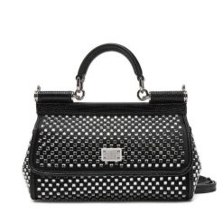Torebka Dolce&Gabbana. Czarne torebki klasyczne Dolce&Gabbana, bez wzorów, klasyczne, bez dodatków. Za 9,669.00 zł.