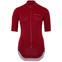 Koszulka rowerowa (z krótkim rękawem) damska SILVINI Women Jersey STELVIA. Czerwone t-shirty sportowe Silvini, s, bez wzorów, z jersey, bez ramiączek. Za 349.99 zł.
