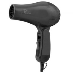 SUSZARKA DO WŁOSÓW GAIA 750W BLACK TBH003K. Czarne lokówki Titanum. Za 27.99 zł.