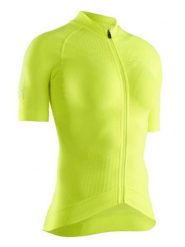 X-Bionic Koszulka kolarska w kolorze żółtym rozmiar: XS. Żółte t-shirty sportowe X BIONIC, xs, bez wzorów, z materiału, bez ramiączek, rowerowe. Za 369.99 zł.