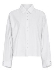 MOSS COPENHAGEN Koszula w kolorze białym rozmiar: XS/S. Białe koszule Moss Copenhagen, s, bez wzorów, bez kołnierzyka, bez ramiączek. Za 204.95 zł.