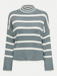 ONLY Sweter Fibi 15259096 Zielony Regular Fit. Zielone swetry ONLY, l, bez wzorów, z syntetyku, bez ramiączek. Za 89.99 zł.