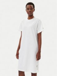 Champion Sukienka codzienna 117782 Biały Loose Fit. Białe sukienki Champion, na co dzień, s, bez wzorów, z bawełny, bez kołnierzyka, bez ramiączek, proste. Za 119.99 zł.