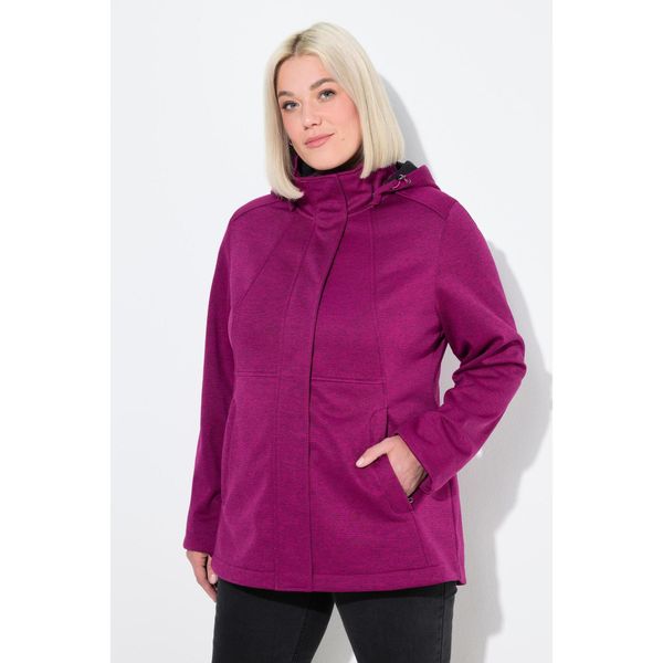 Damskie Kurtka softshell HYPRAR wodoodporna kaptur. Czerwone kurtki przejściowe sportowe Ulla Popken, plus size, bez wzorów, z materiału, bez kaptura, trekkingowe. Za 479.99 zł.