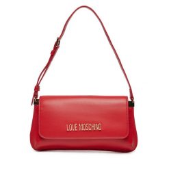 Torebka LOVE MOSCHINO. Czerwone torebki klasyczne Love Moschino, bez wzorów, klasyczne, bez dodatków. Za 369.99 zł.