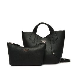 Torebka Guess. Czarne torebki klasyczne Guess, z aplikacjami, klasyczne, bez dodatków. Za 659.99 zł.