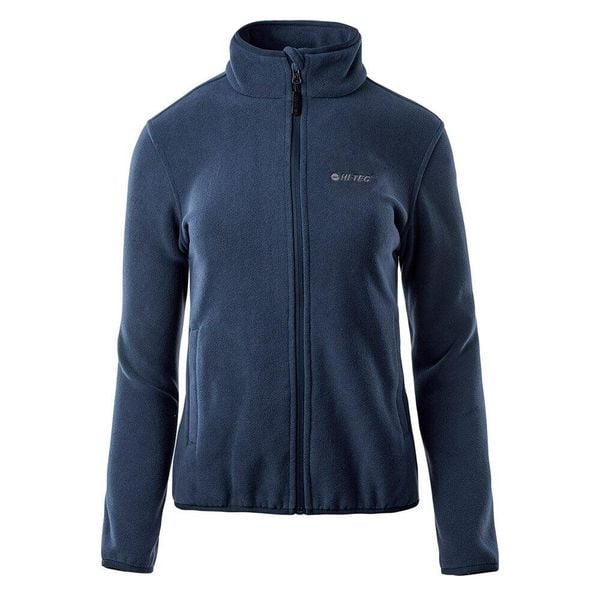 Bluza Polarowa Damska Lady Zoe. Niebieskie bluzy bez kaptura Hi-tec, na zimę, s, bez wzorów, z polaru, bez kaptura, trekkingowe. Za 107.99 zł.