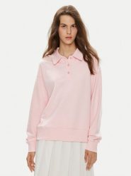 Gina Tricot Bluza 24234 Różowy Regular Fit. Czerwone bluzy Gina Tricot, s, bez wzorów, z bawełny, bez kaptura. Za 99.99 zł.